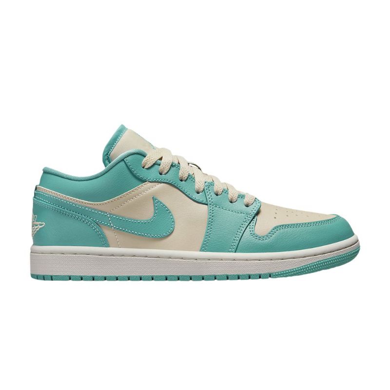 Air Jordan 1 Lav Blå Beige Damesko