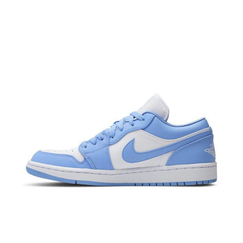 Air Jordan 1 Lav Blå Hvit Damesko