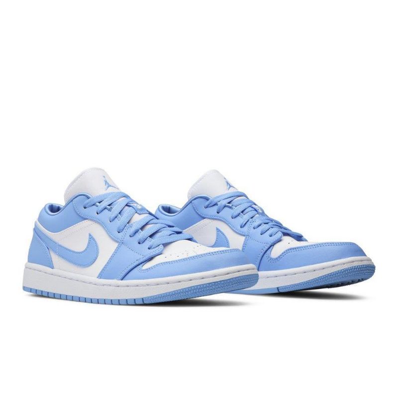Air Jordan 1 Lav Blå Hvit Damesko