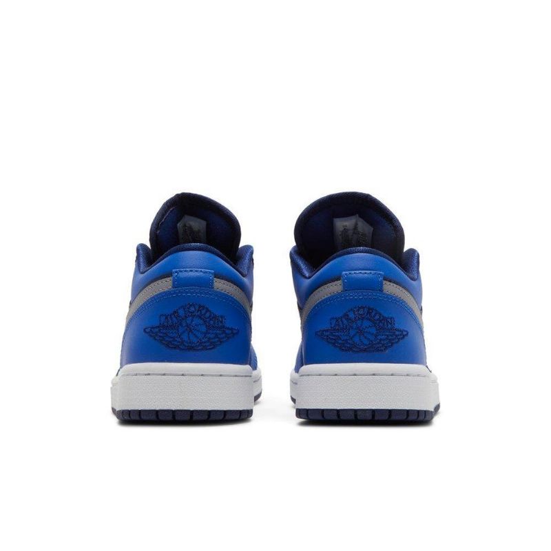Air Jordan 1 Lav Blå Marinegrå Damesko