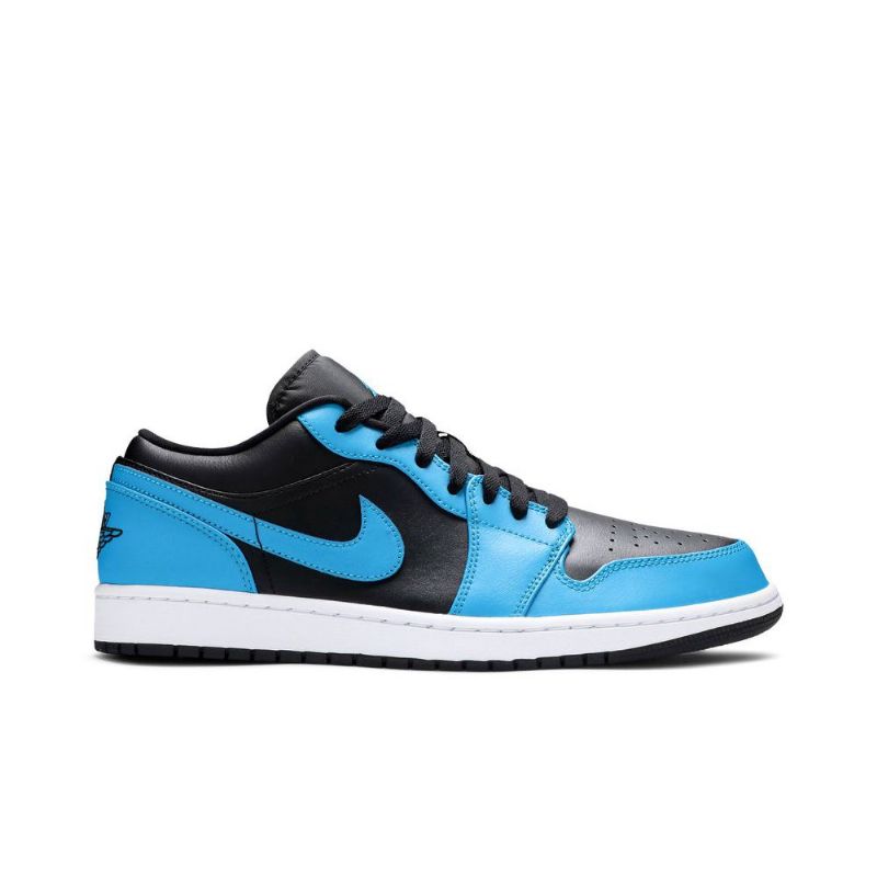 Air Jordan 1 Lav Blå Svart Herresko