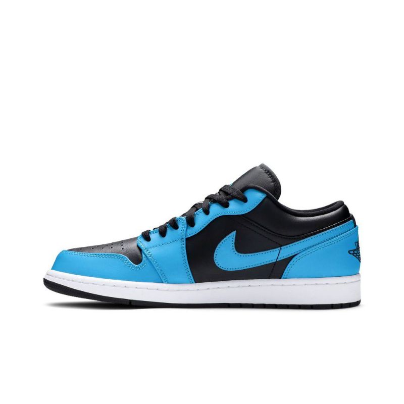Air Jordan 1 Lav Blå Svart Herresko