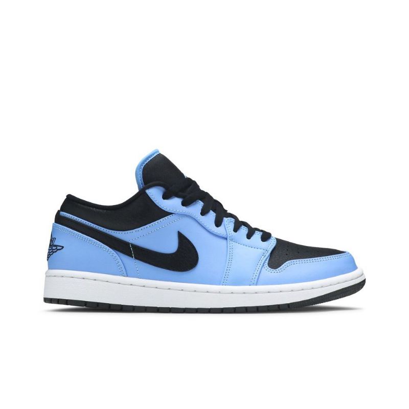 Air Jordan 1 Lav Blå Svart Herresko