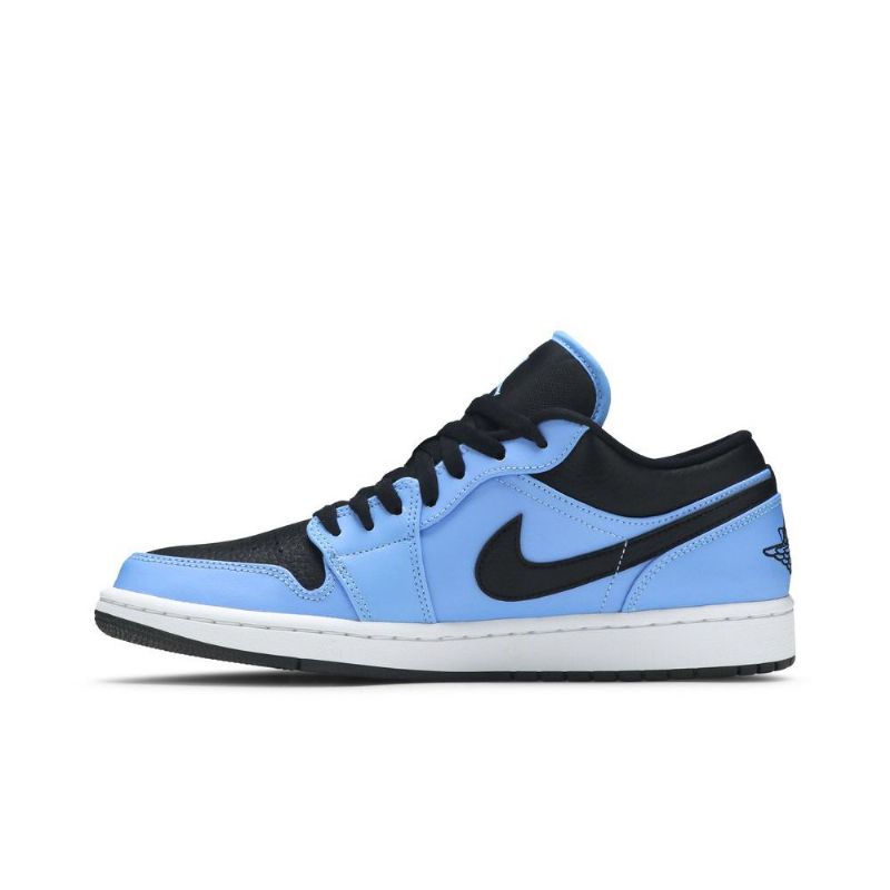 Air Jordan 1 Lav Blå Svart Herresko