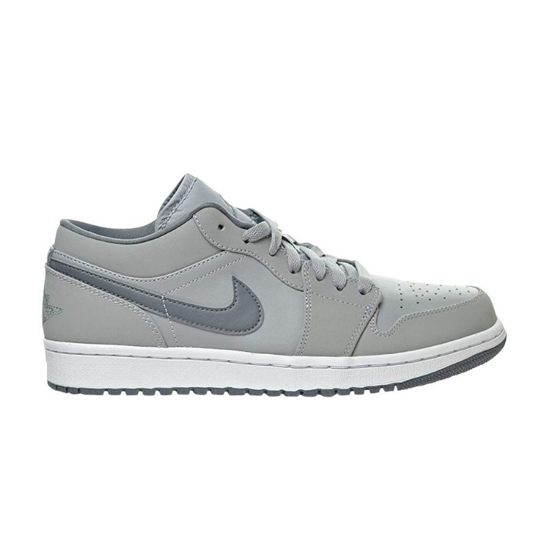 Air Jordan 1 Lav Grå Hvit Herresko