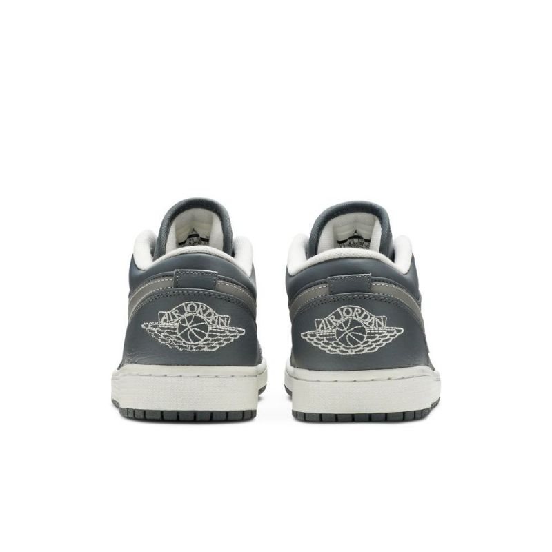 Air Jordan 1 Lav Grå Hvit Herresko