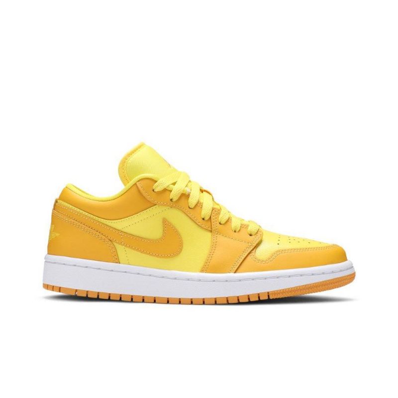 Air Jordan 1 Lav Gul Hvit Damesko