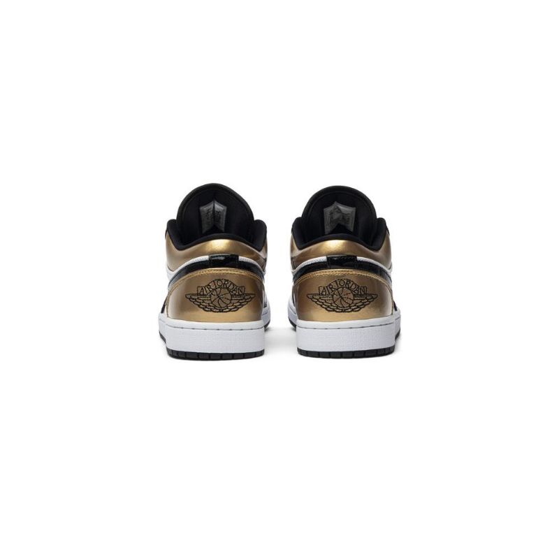 Air Jordan 1 Lav Gull Hvit Svart Herresko