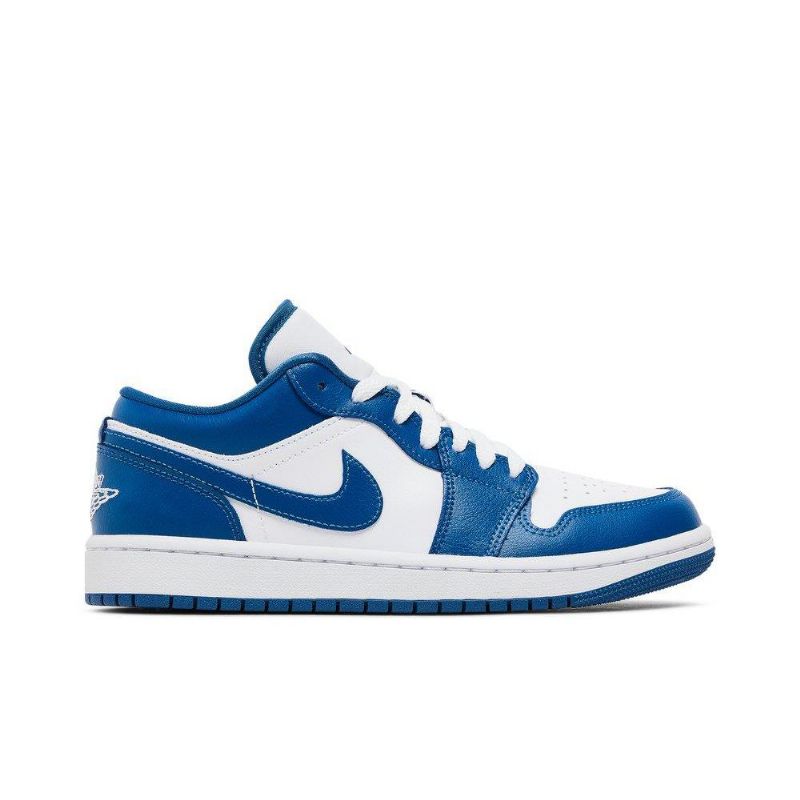 Air Jordan 1 Lav Hvit Blå Damesko