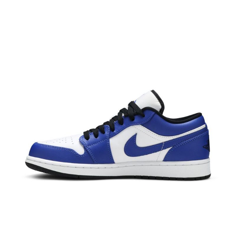 Air Jordan 1 Lav Hvit Blå Svart Herresko