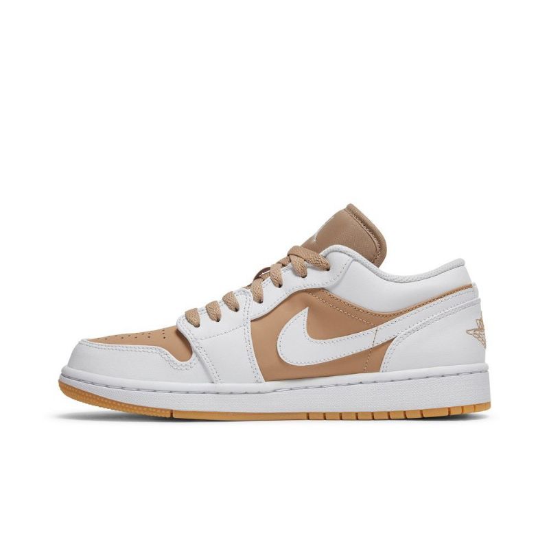 Air Jordan 1 Lav Hvit Brun Herresko