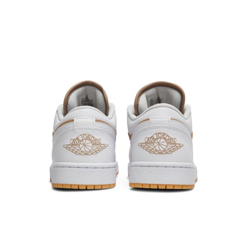 Air Jordan 1 Lav Hvit Brun Herresko