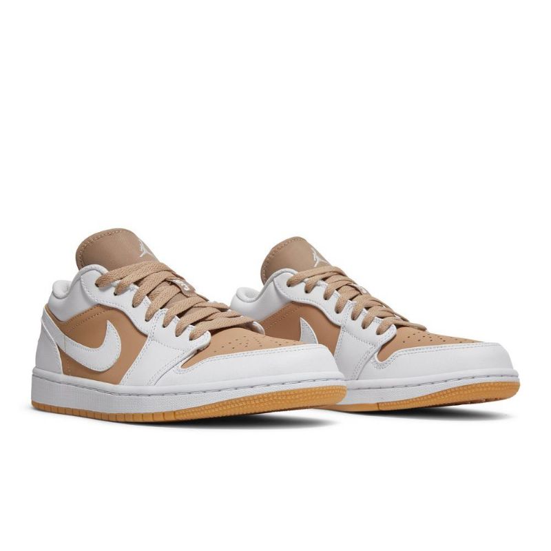 Air Jordan 1 Lav Hvit Brun Herresko