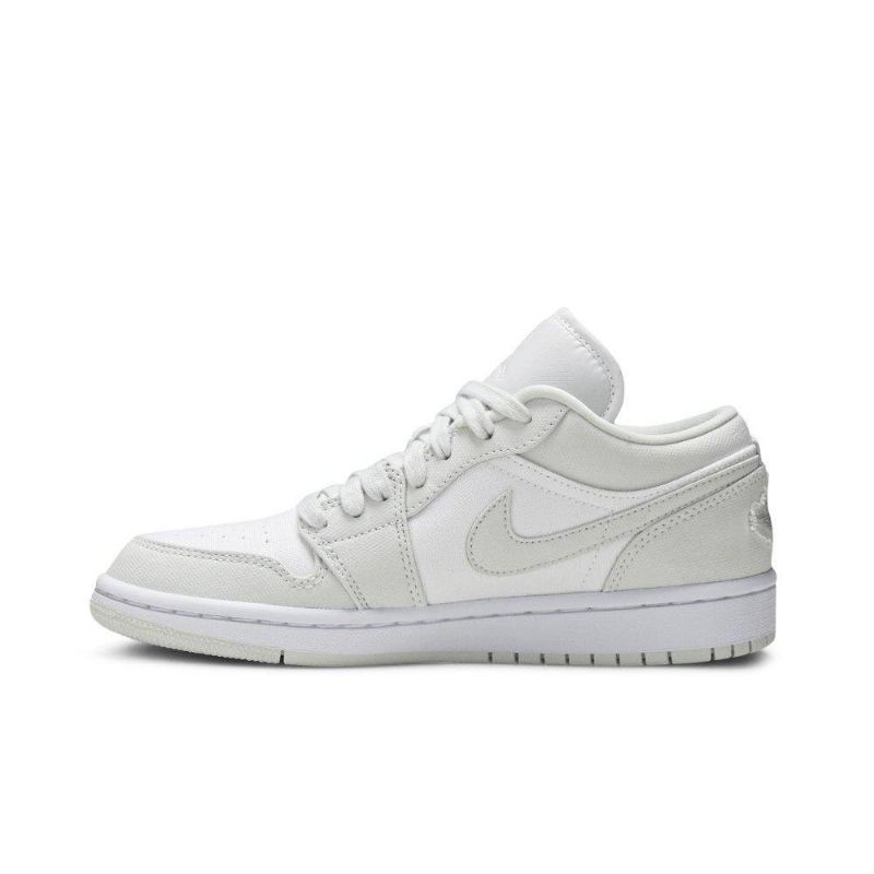 Air Jordan 1 Lav Hvit Grå Damesko