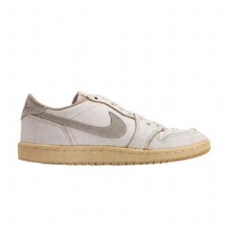 Air Jordan 1 Lav Hvit Grå Herresko