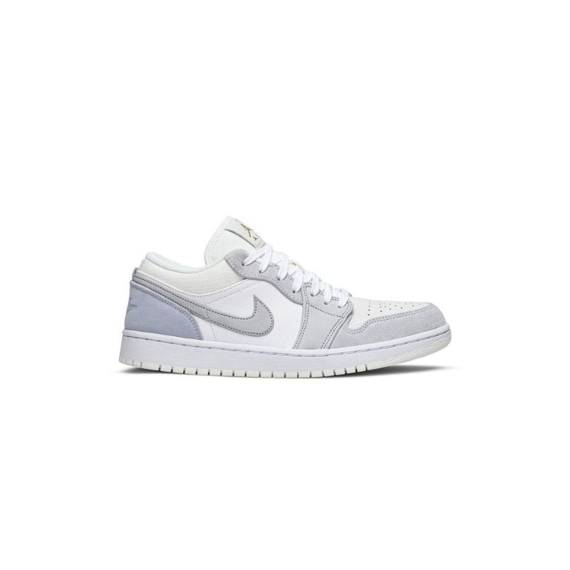 Air Jordan 1 Lav Hvit Grå Herresko