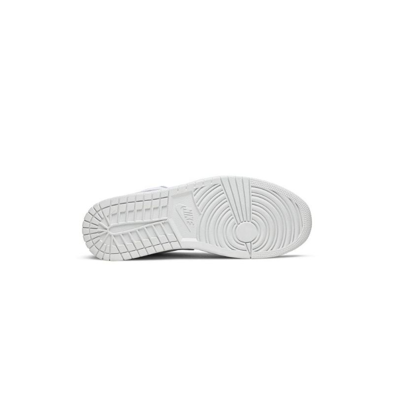 Air Jordan 1 Lav Hvit Grå Herresko