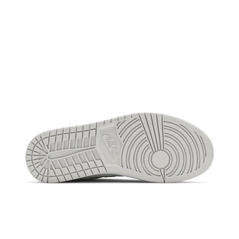 Air Jordan 1 Lav Hvit Grå Herresko