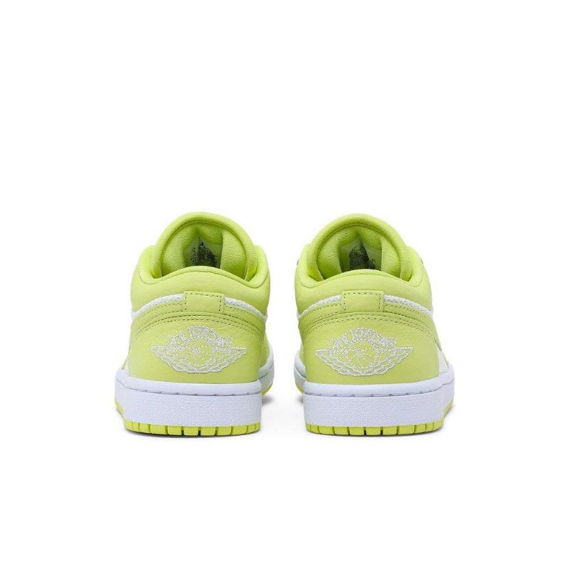 Air Jordan 1 Lav Hvit Grønn Damesko