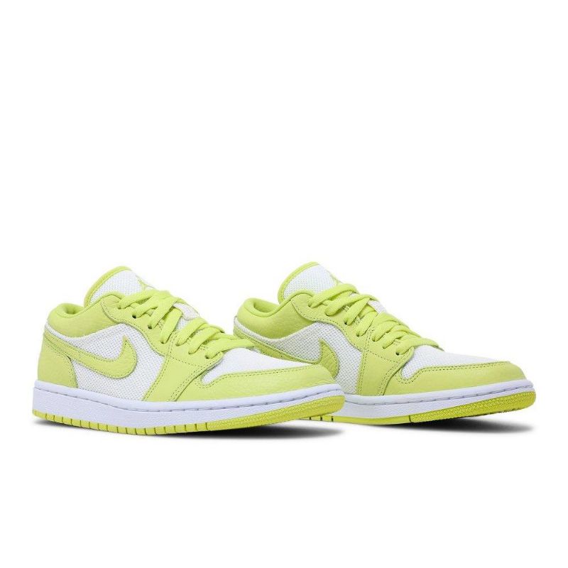 Air Jordan 1 Lav Hvit Grønn Damesko