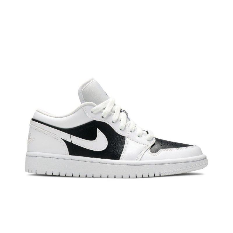 Air Jordan 1 Lav Hvit Svart Damesko