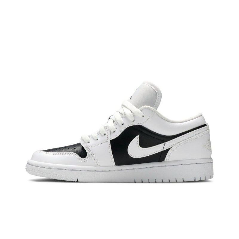 Air Jordan 1 Lav Hvit Svart Damesko