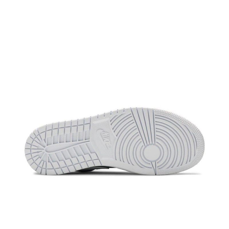 Air Jordan 1 Lav Hvit Svart Damesko