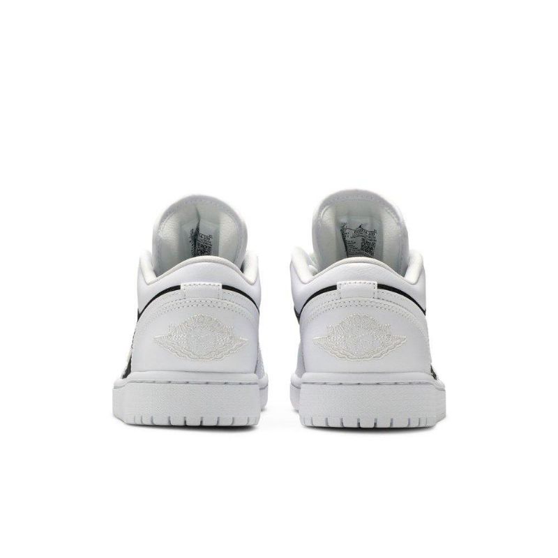 Air Jordan 1 Lav Hvit Svart Damesko