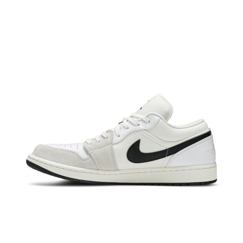 Air Jordan 1 Lav Hvit Svart Herresko