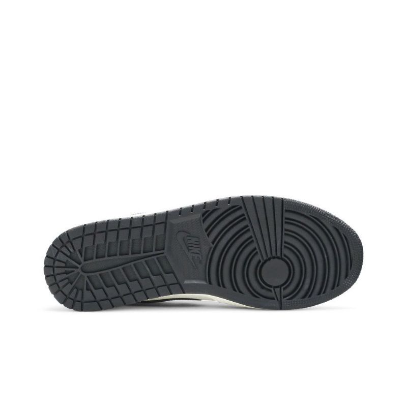 Air Jordan 1 Lav Hvit Svart Herresko
