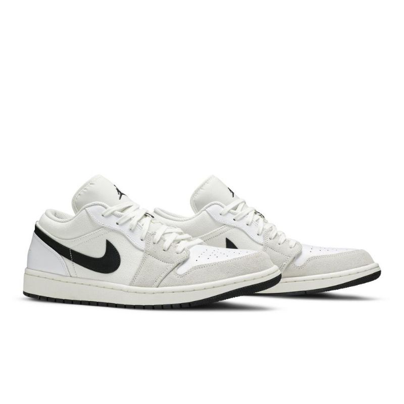 Air Jordan 1 Lav Hvit Svart Herresko