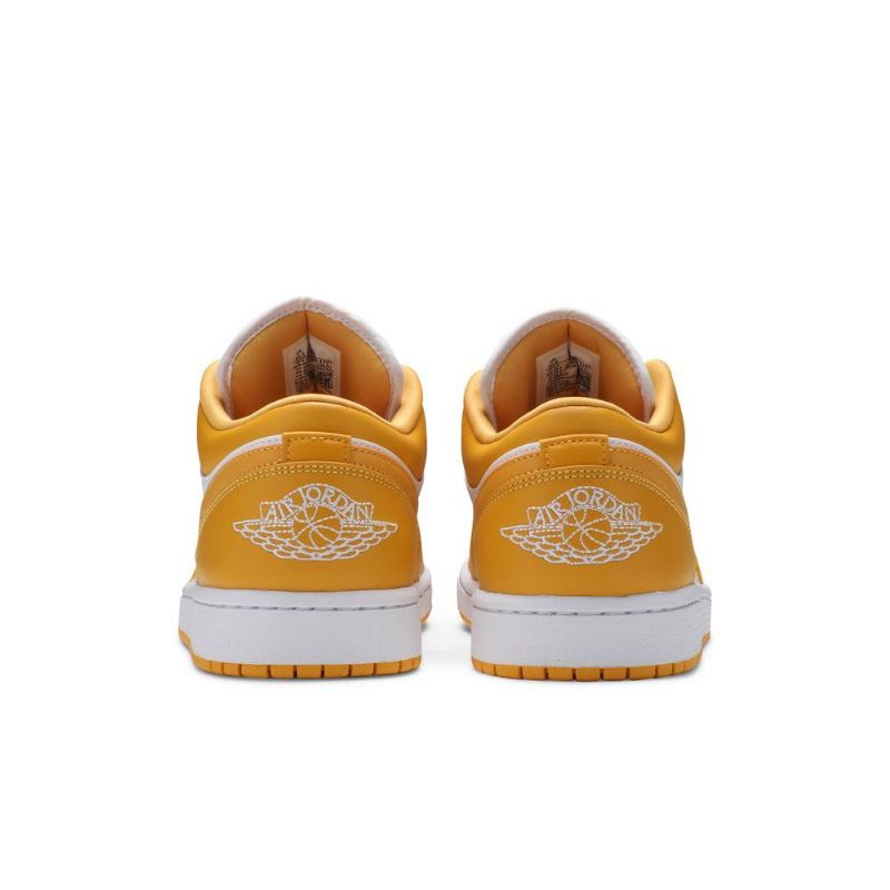 Air Jordan 1 Lav Hvitt Gull Herresko