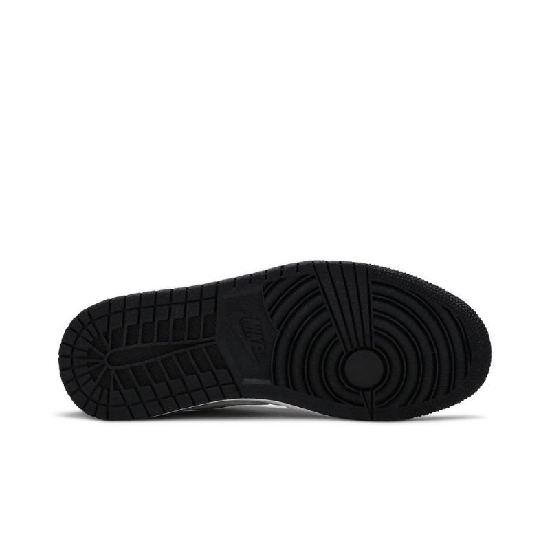Air Jordan 1 Lav Og Hvit Grønn Grå Herresko
