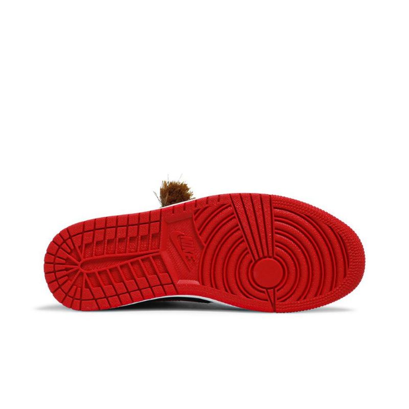 Air Jordan 1 Lav Og Rød Svart Gull Herresko