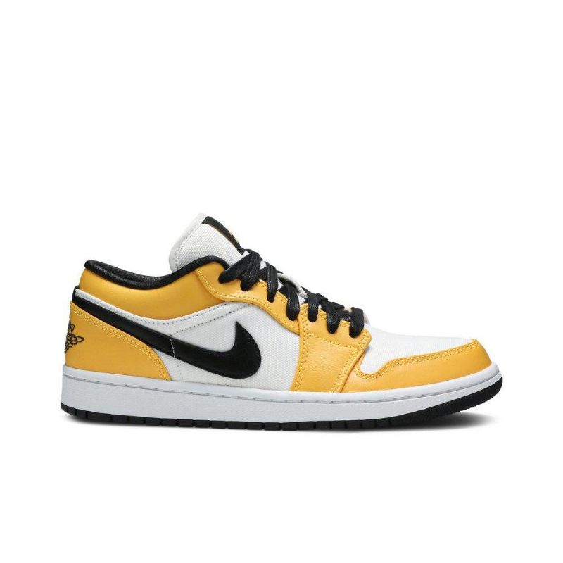 Air Jordan 1 Lav Oransje Hvit Svart Damesko