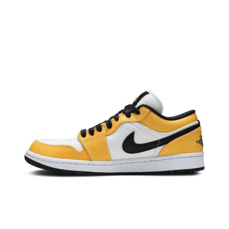 Air Jordan 1 Lav Oransje Hvit Svart Damesko