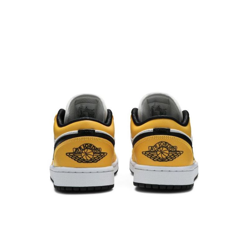 Air Jordan 1 Lav Oransje Hvit Svart Damesko