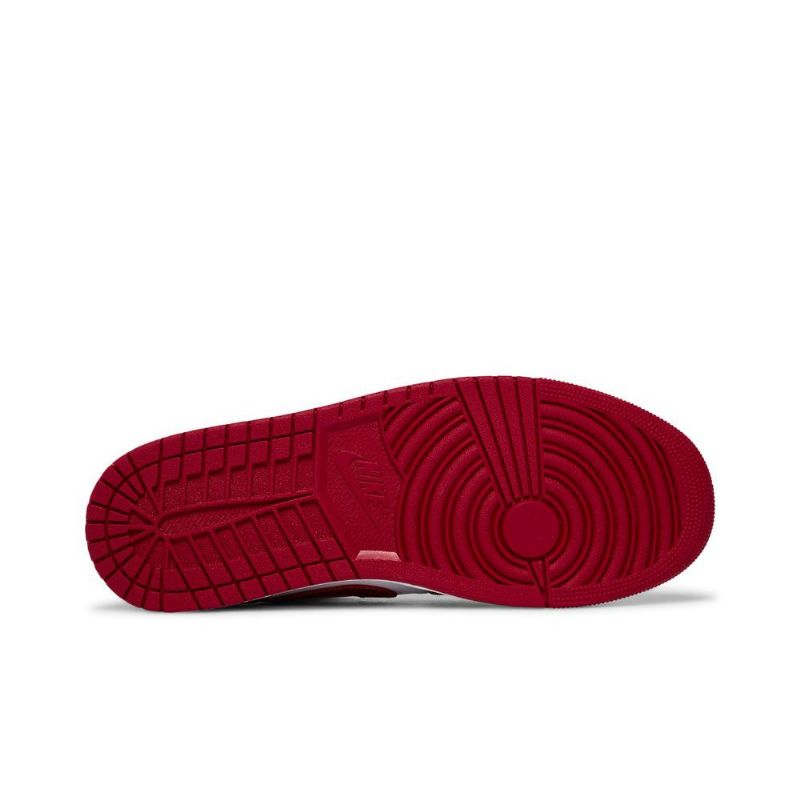 Air Jordan 1 Lav Rød Hvitt Gull Herresko