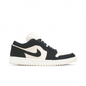 Air Jordan 1 Lav Svart Beige Damesko
