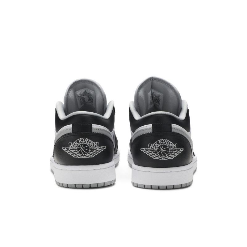 Air Jordan 1 Lav Svart Grå Hvit Herresko
