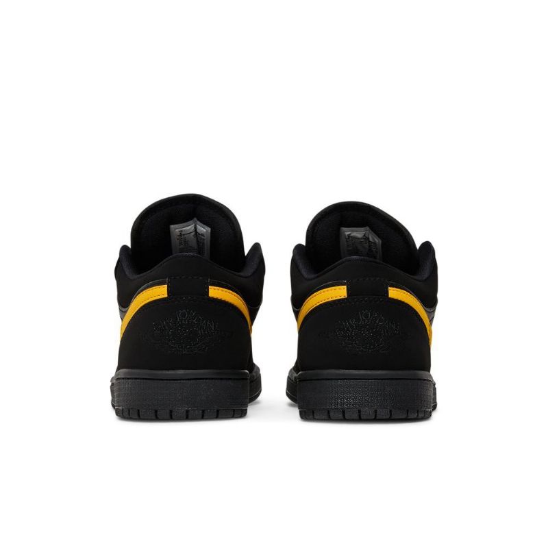 Air Jordan 1 Lav Svart Gull Herresko