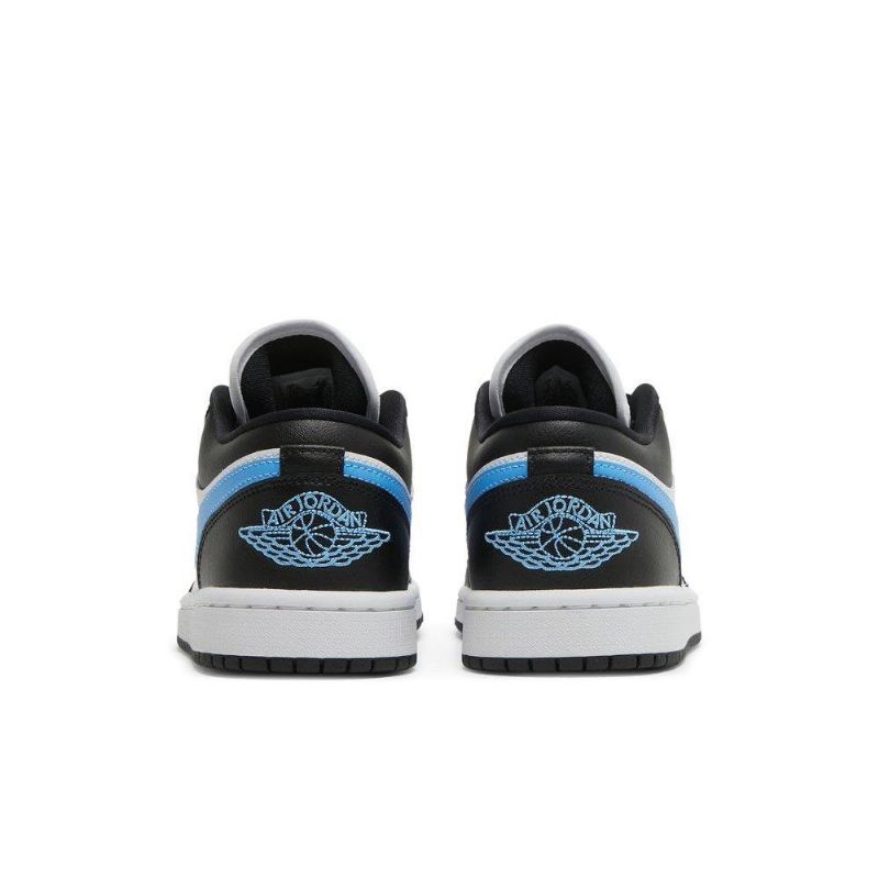 Air Jordan 1 Lav Svart Hvit Blå Damesko