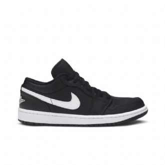 Air Jordan 1 Lav Svart Hvit Damesko