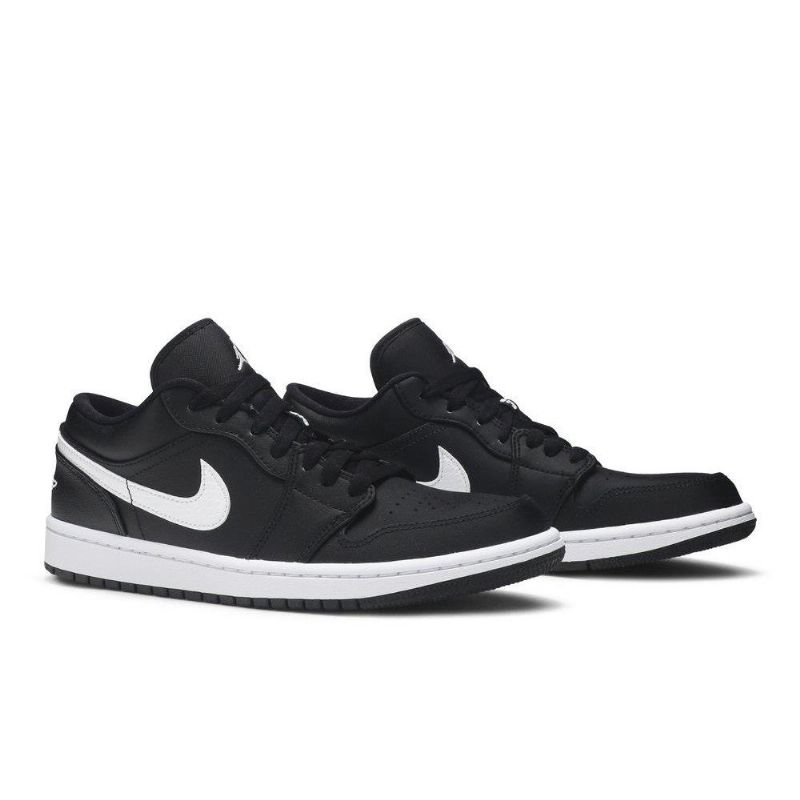 Air Jordan 1 Lav Svart Hvit Damesko