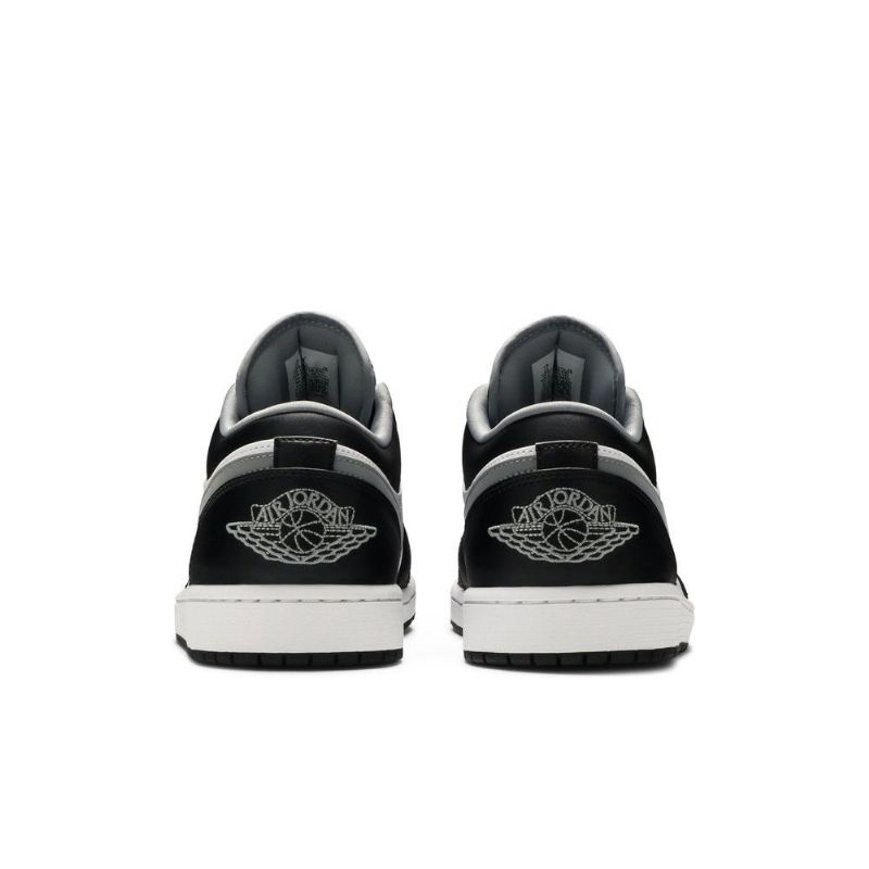 Air Jordan 1 Lav Svart Hvit Grå Herresko