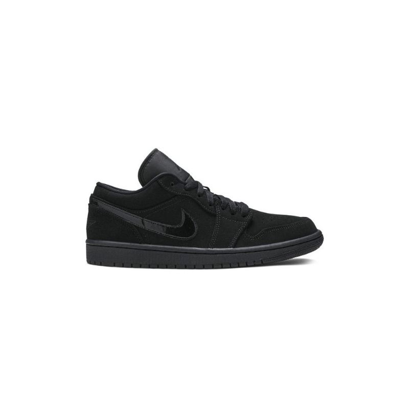 Air Jordan 1 Lave Svarte Sko Herre