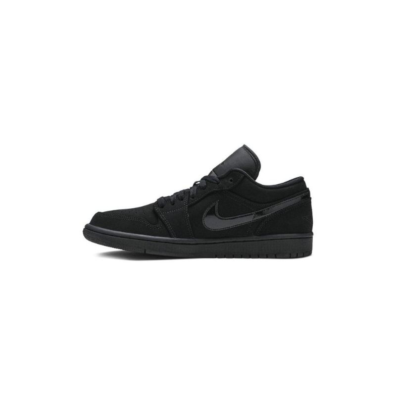Air Jordan 1 Lave Svarte Sko Herre