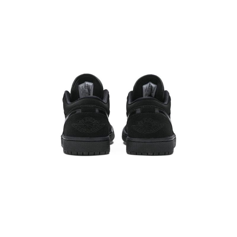 Air Jordan 1 Lave Svarte Sko Herre