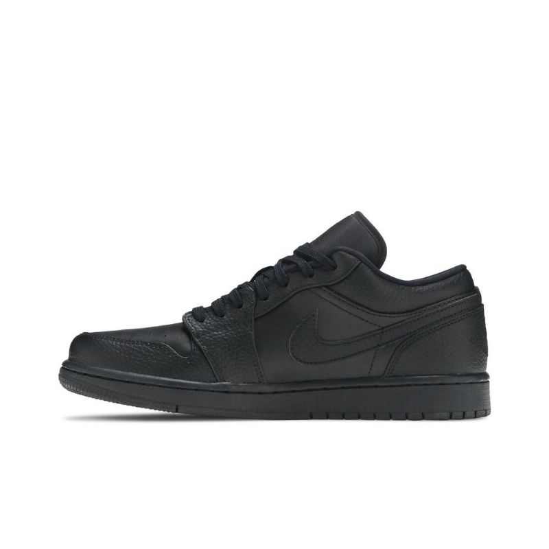 Air Jordan 1 Lave Svarte Sko Herre