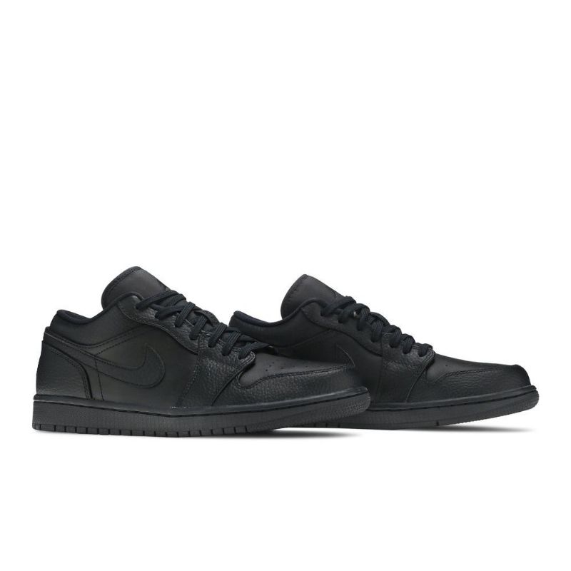 Air Jordan 1 Lave Svarte Sko Herre